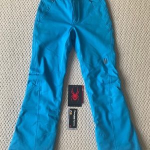 Spyder Ski Snowboard Snow Pants Blue Thinsulate